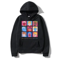 japan anime gto onizuka faces printed hoodie mens fashion hoodies streetwear men women casual loose oversized hooded sweatshirt