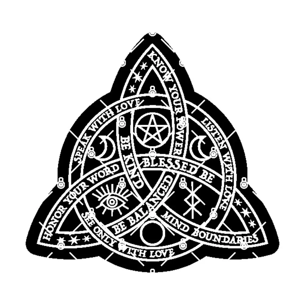 Наклейка с узелком хорошей ведьмы наклейка для ноутбука декор спальни