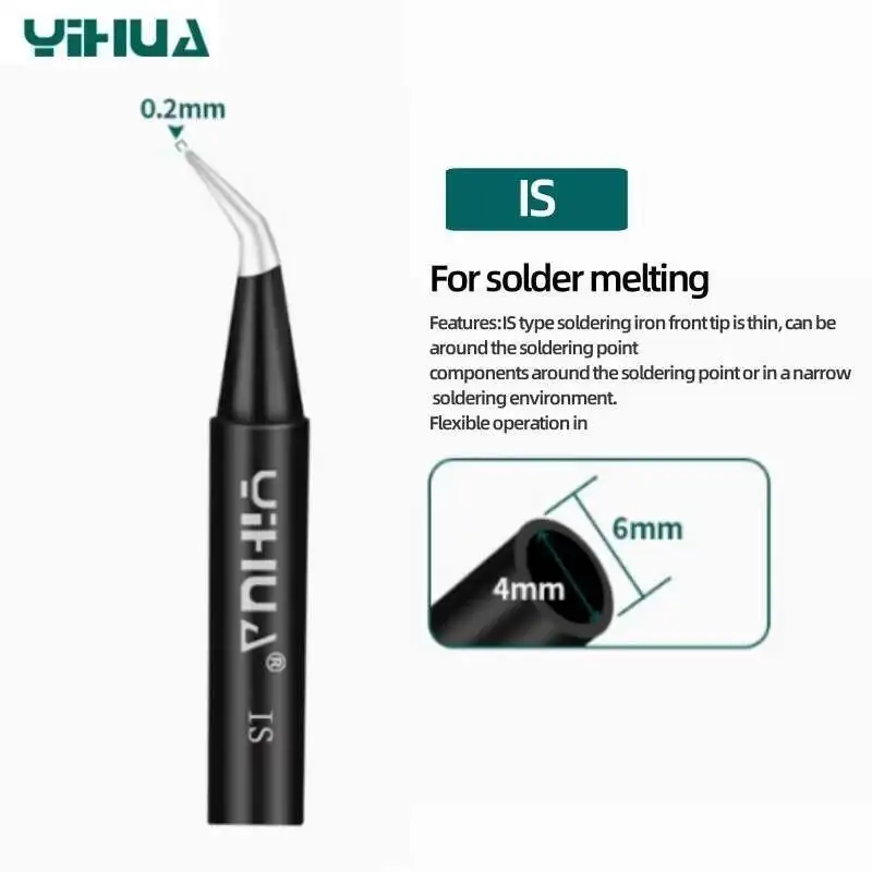 Паяльные жала YIHUA из чистой меди, бессвинцовая замена для 936 939 907, аксессуары для ручки паяльной станции, инструменты 900 м