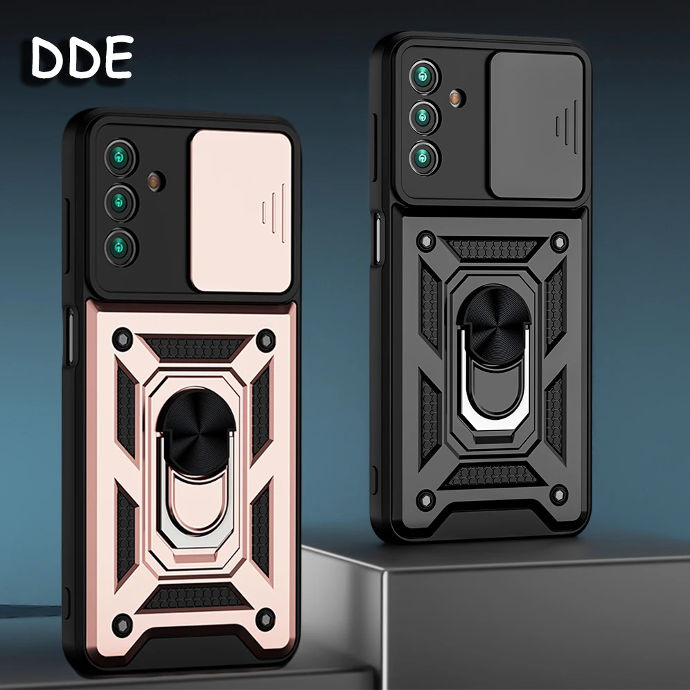 

Противоударный армированный чехол DDE для Samsung A13, A03S, A22, A32, A52S, A72, A51, защитный чехол для телефона со скользящей камерой для Galaxy F62, M62, M52