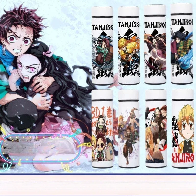 Бутылка для воды Rengoku Kyoujurou Tanjiro Kamado Agatsuma Zenitsu с изображением рассекающего демонов