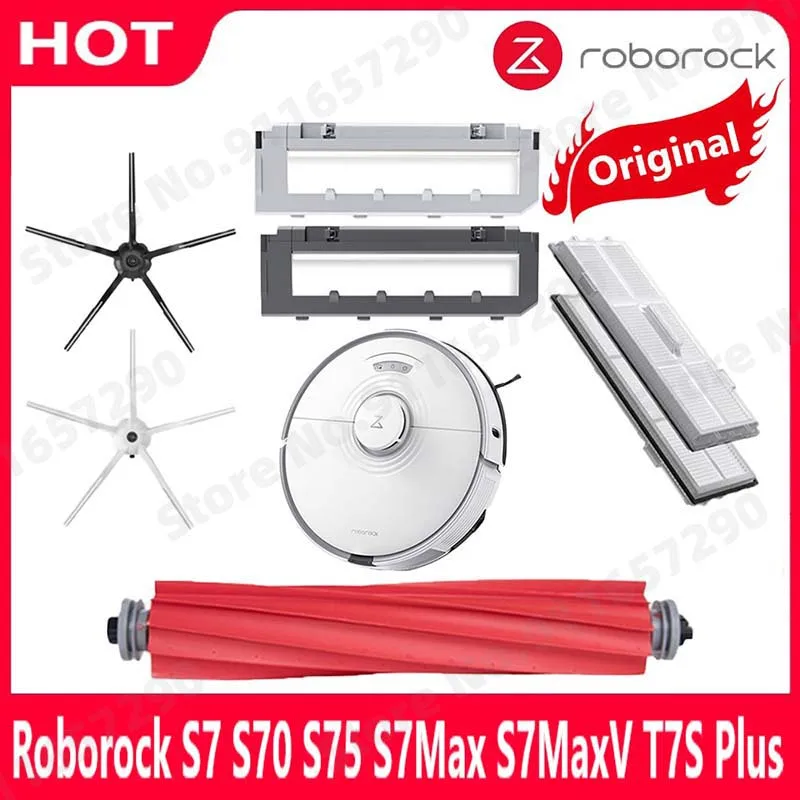 Оригинальная Швабра Roborock S7 S7Max s7MaxV T7S Plus, моющаяся ткань, искусственная основная щетка (art.: 3920bad64ca16) - 3920bad64ca16
