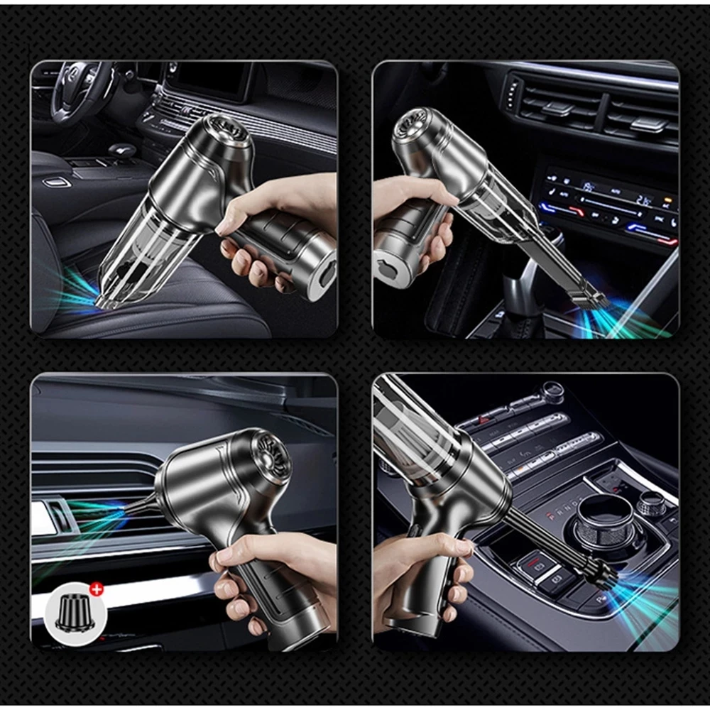 Бесщеточный автомобильный двигатель Беспроводной Мощный пылесос с мощным