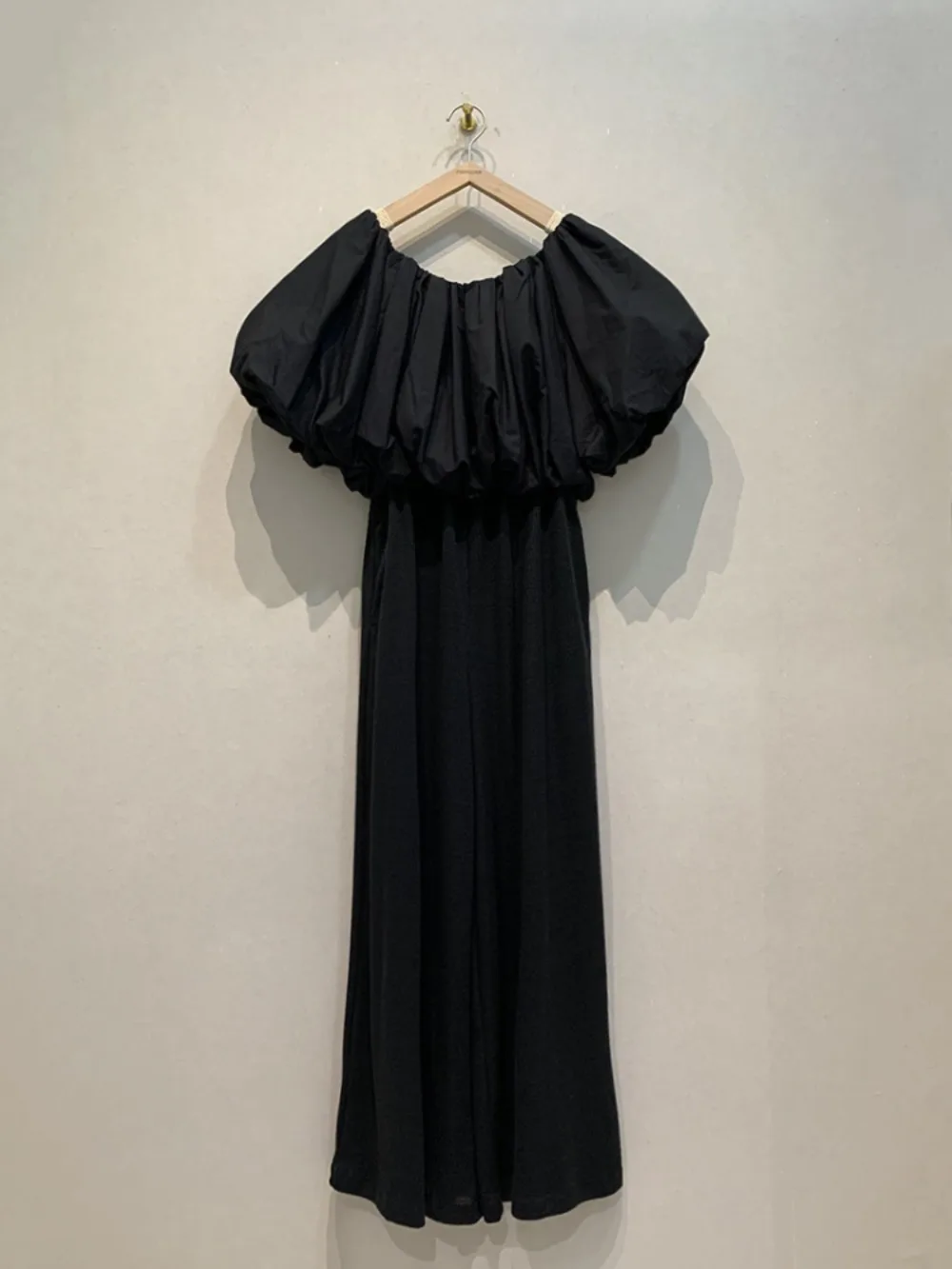 Женский комбинезон с вырезом-лодочкой Kuzuwata Свободный пышными рукавами и