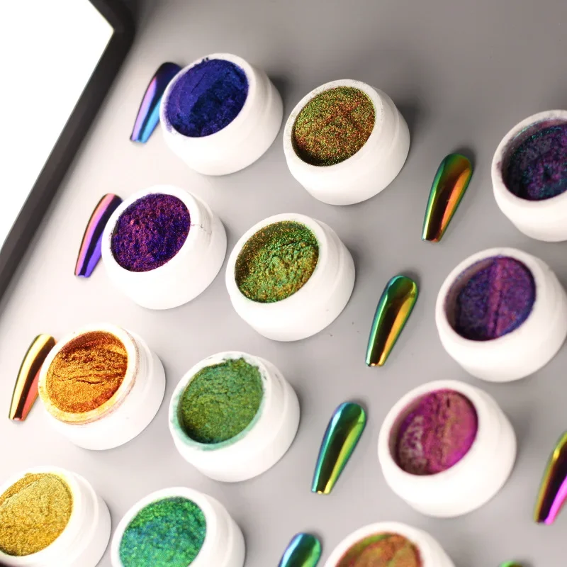 13 цветов блестящая волшебная лампа дневного света дизайн ногтей хромовый