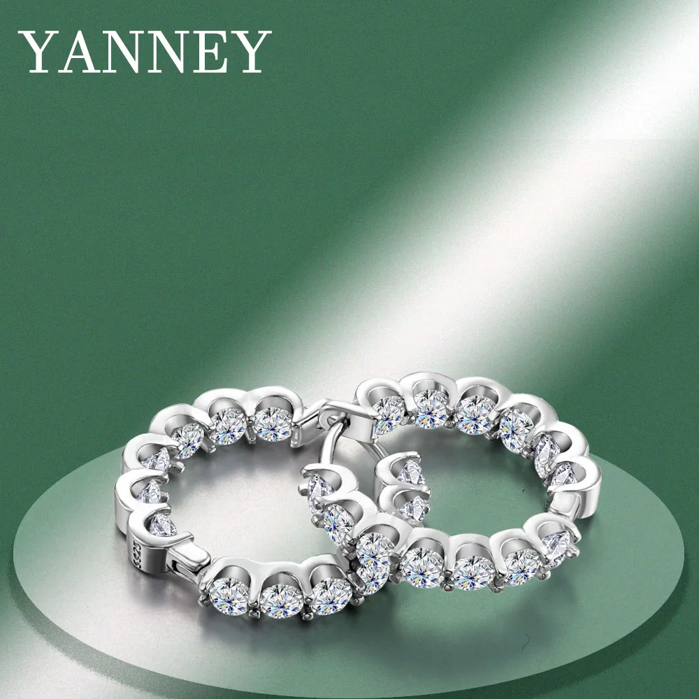 Женские и мужские серьги-гвоздики из серебра 925 пробы