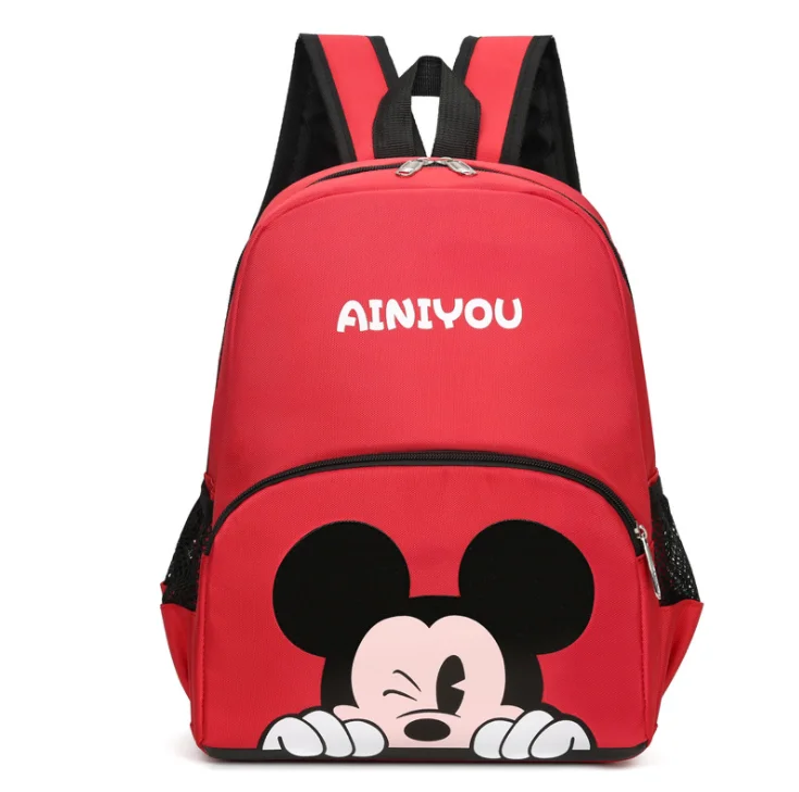 

Школьный ранец Disney с Микки Маусом для мальчиков и девочек, детский рюкзак для детского сада, детские школьные ранцы