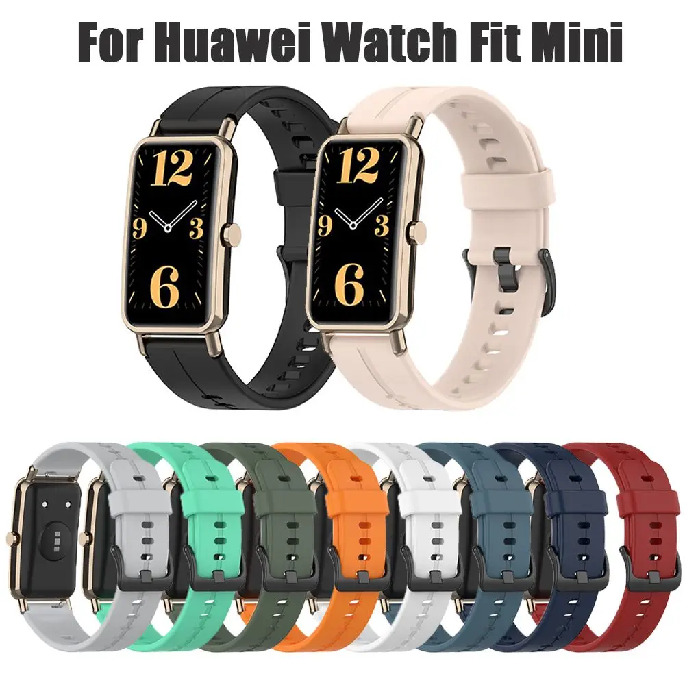 

Новинка 2022, сменный силиконовый ремешок для наручных часов Huawei Watch Fit Mini, спортивный ремешок для Huawei Mini Fit