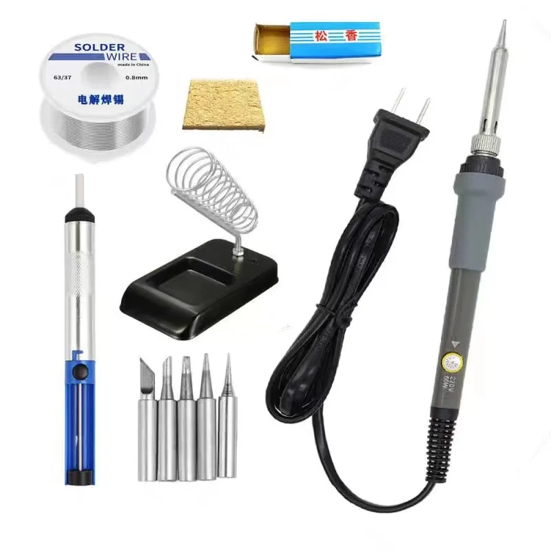 

Soldering Iron 60W Adjustable Temperature Electric Solder Iron Rework Station Mini Handle Heat Pencil Welding Repair Tools