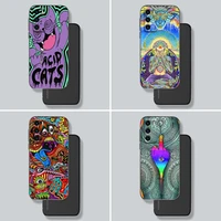 trippy psychedelic colourful art painting case for huawei p30 p40 p10 p20 lite p50 pro psmart z 2019 2020 cases funda soft cover