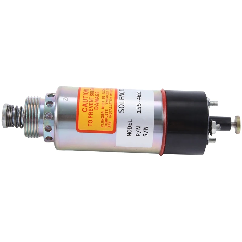 Подходит для Caterpillar 155-4651 CAT 1554651 3126 топливное отключение 12 вольт Соленоидный