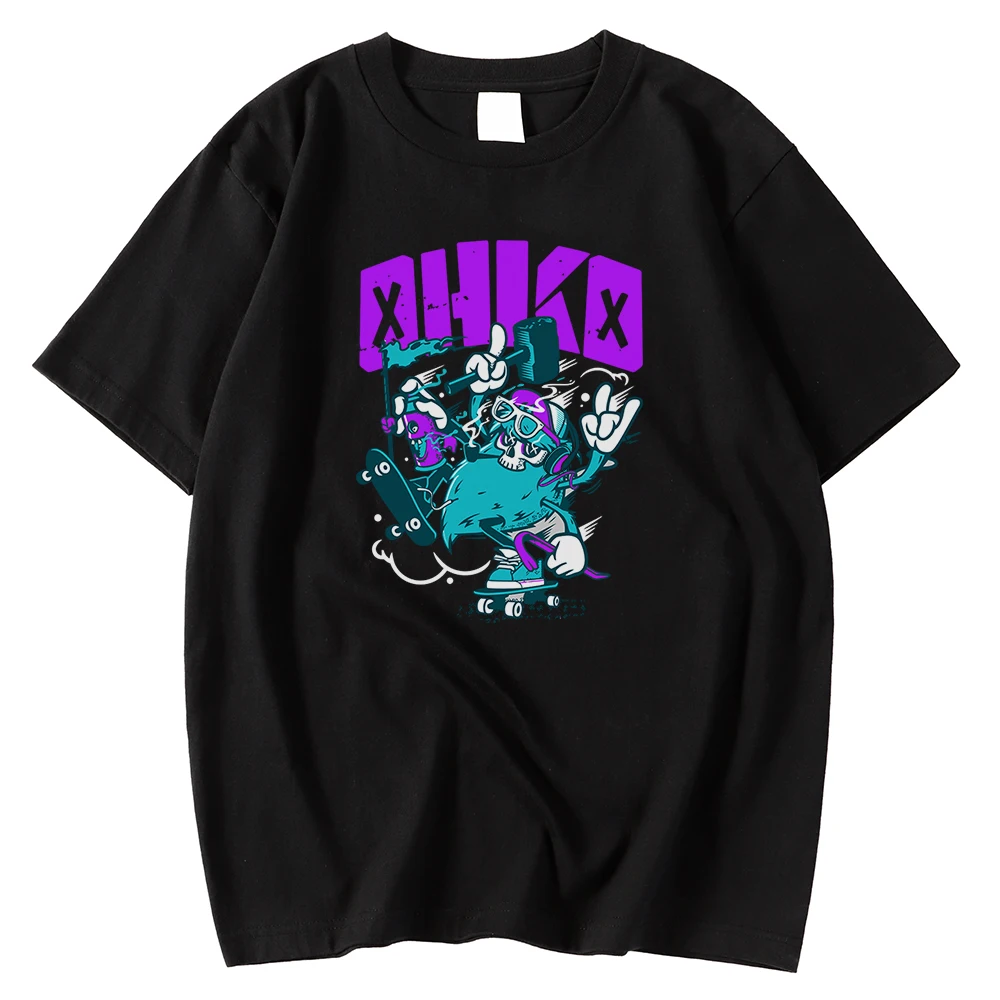 

Oversized Crewneck Man T-Shirts Breathable Soft Tees Shirts Skateboard Hip Hop Printing Clothing Summer Vintage Tee Shirt Male