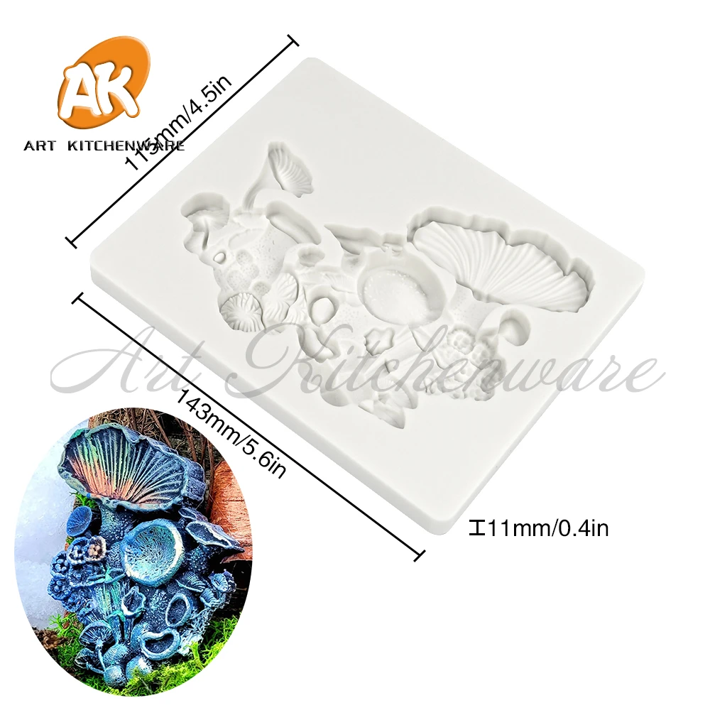 

Силиконовая форма для выпечки AK ART KITCHENWARE гриб