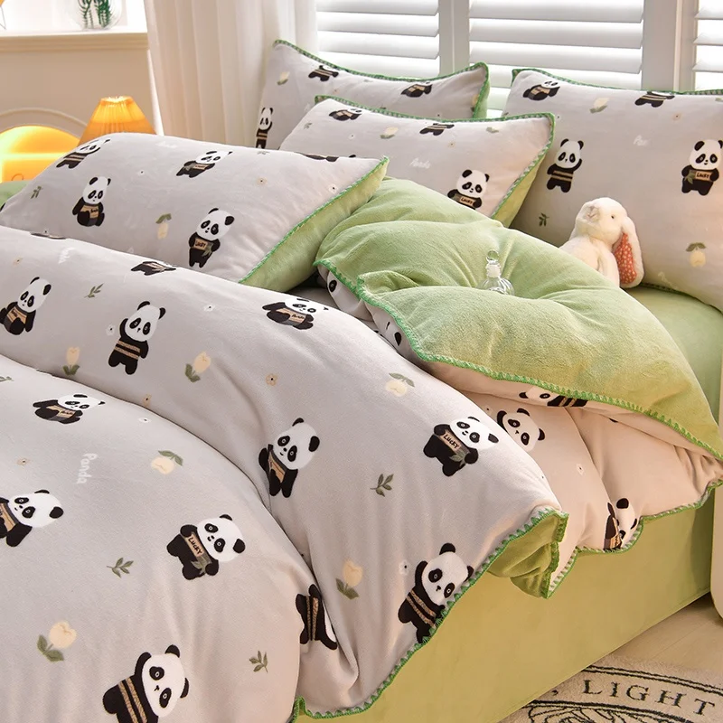 Зимний однотонный молочный бархатный пододеяльник цельный предмет 50x200 зимний