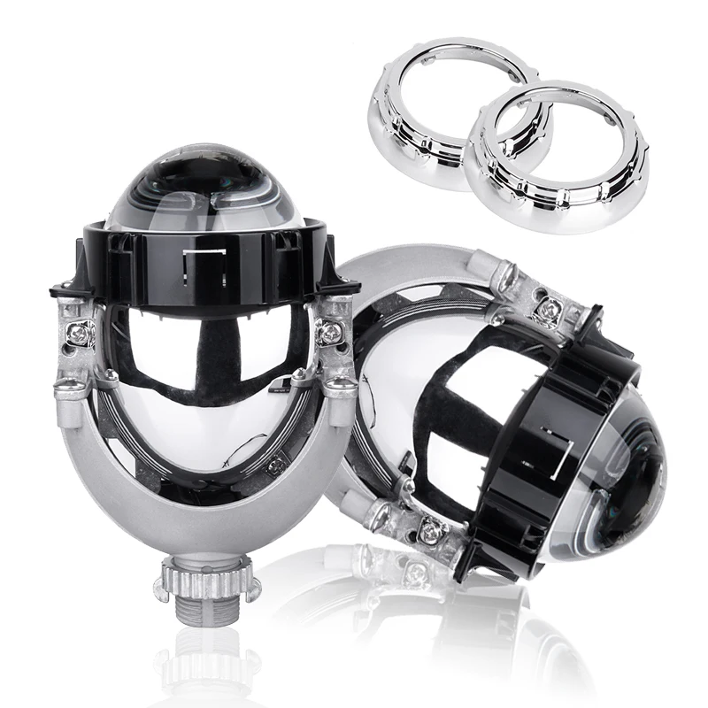 Bi LED прожекторная линза автомобильная фара 35000LM 4300K 4800K 6000K H4 H7 9005 9006 HB3 HB4