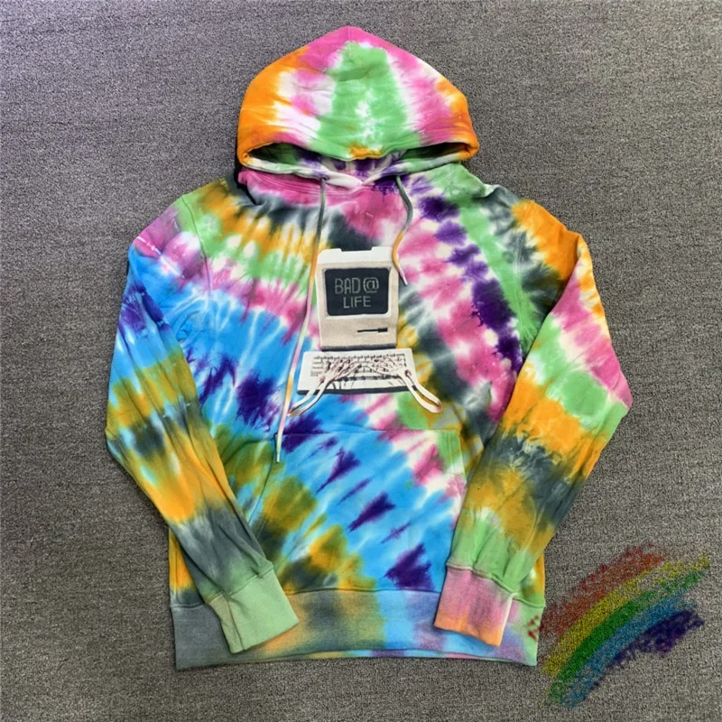 

Tie-dyed Travis Scott Jackboys Cactus jack Skeleton Hand click the keyboard Hoodie Women Men Best Quality Pullover Hooded
