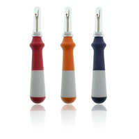 4 pieces ergonomic grip seam ripper colorful large thread remover for sewing crafting removing embroidery hems and seams