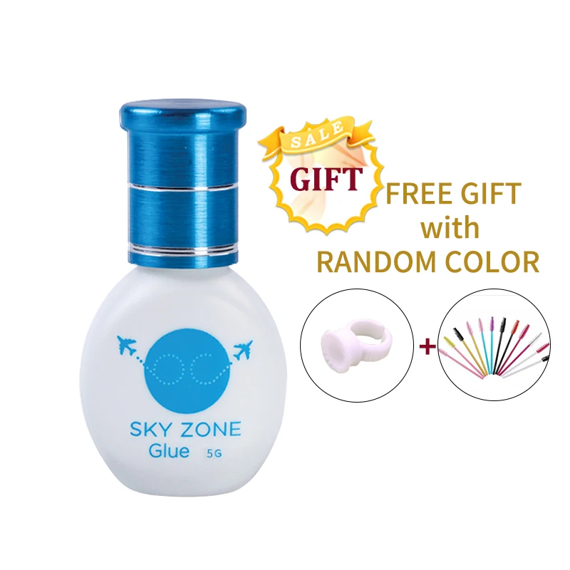 5g New SKY ZONE Glue for Eyelash Extension Glue Last Over 6 Weeks Fast Drying Professional Eyelash Glue from Korea