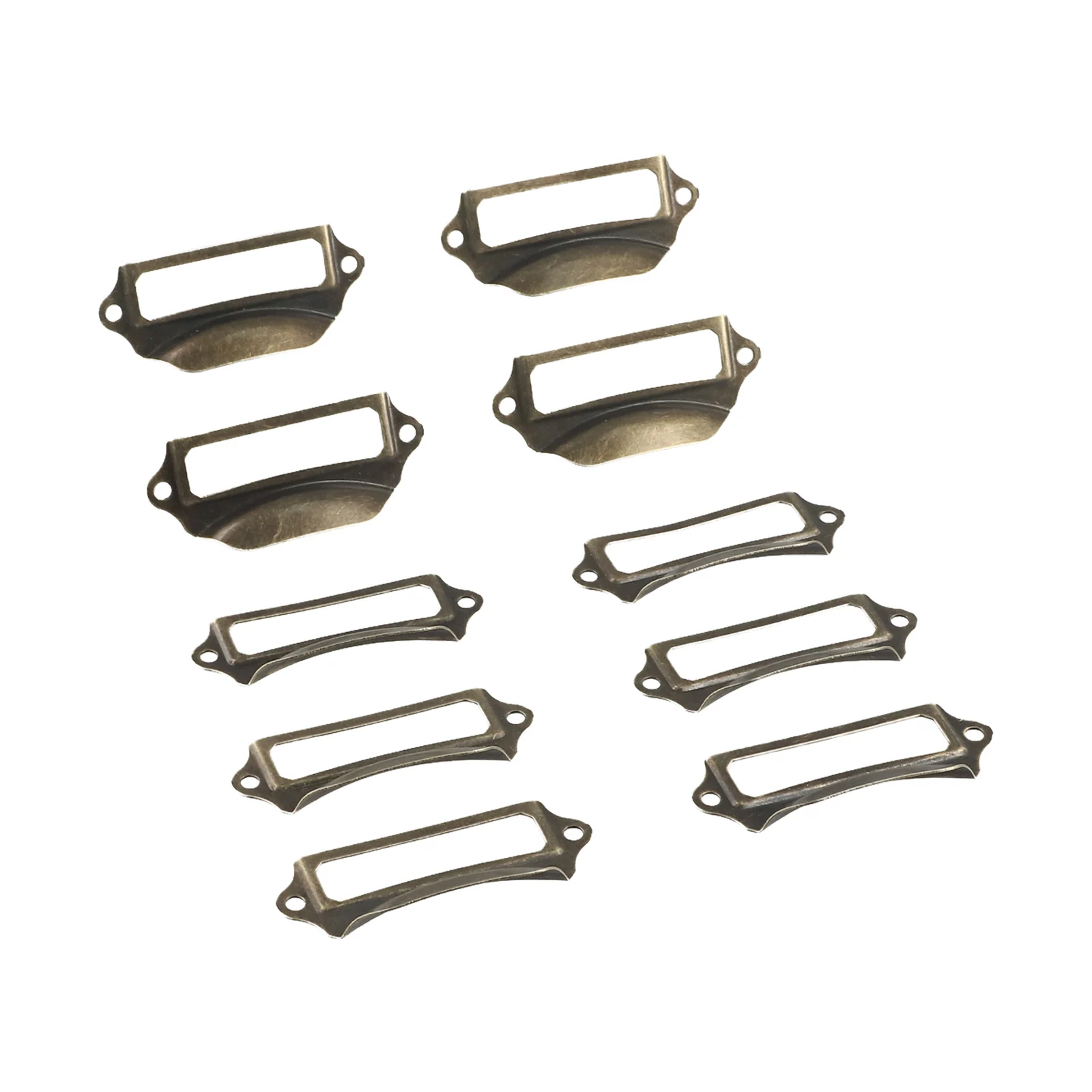 Этикетка с ручкой для домашнего шкафа ящика файлов рамка в стиле ретро винты