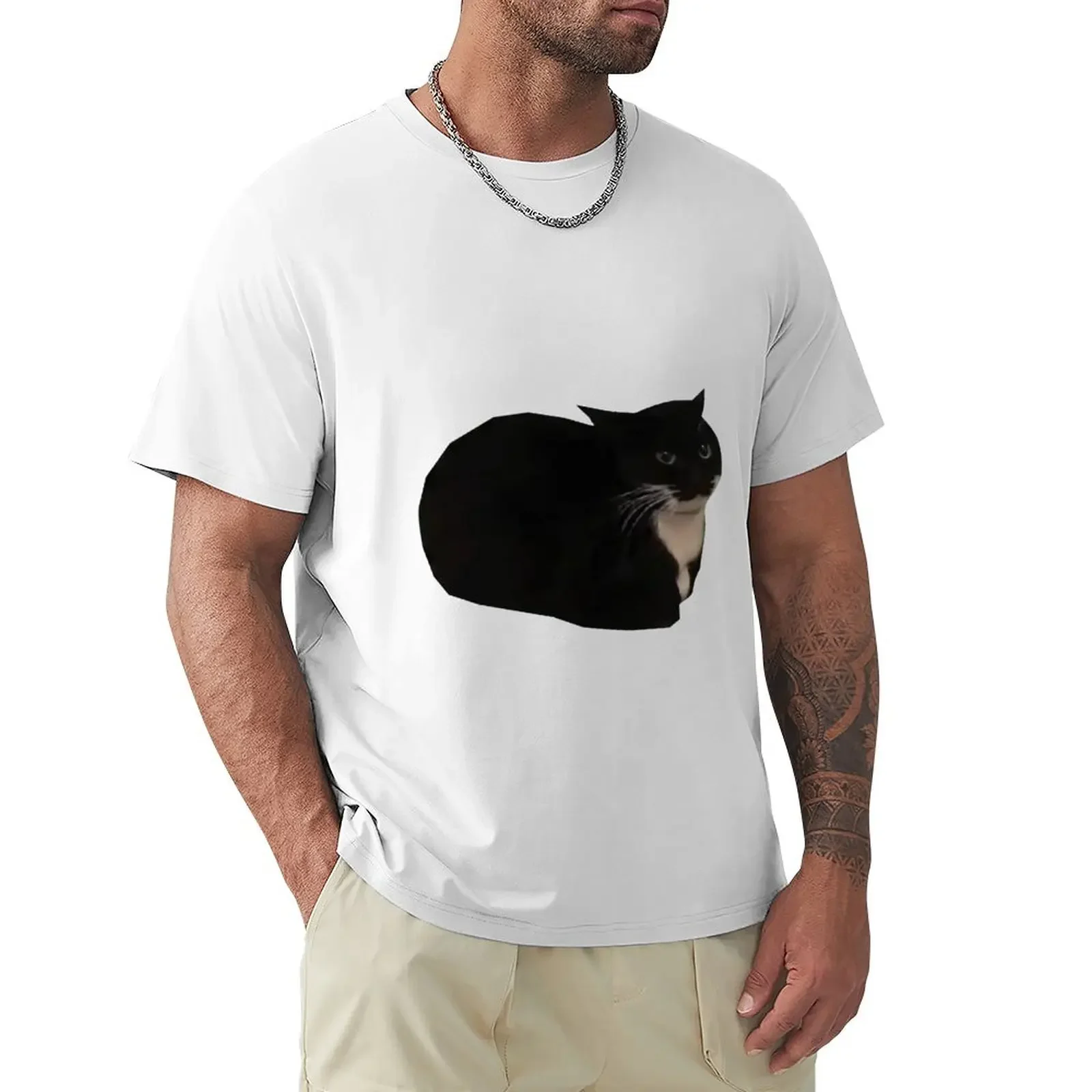 Футболка Maxwell с изображением кошки дешевые футболки синего архива хлопковые