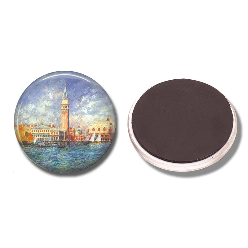 Венеция дворец 30 мм магнит на холодильник известная картина искусство