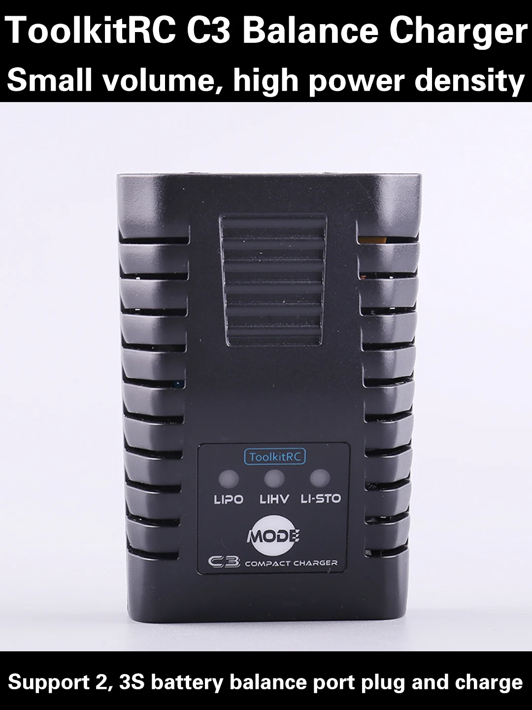 ToolkitRC C3 2-3S Lipo LiHV функциональность зарядки удобный режим хранения одним касанием