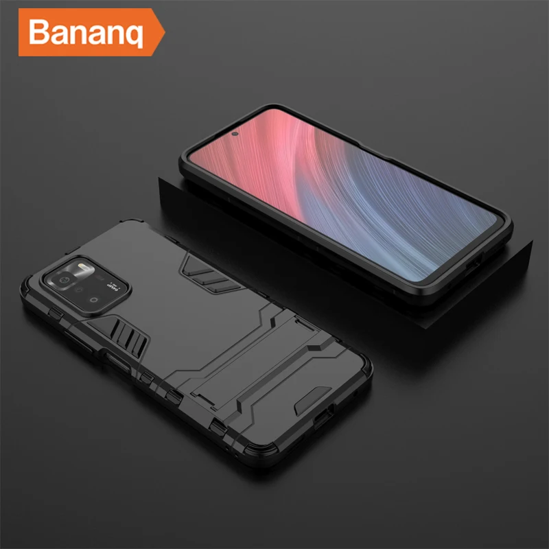 

Bananq Shockproof Armor Case For Redmi 10X 5G 9C 9A 9 8 8A 7A 7 6A 6 5 3S S2 K20 K30 K40 Pro Plus K30S Ultra Stand Phone Cover