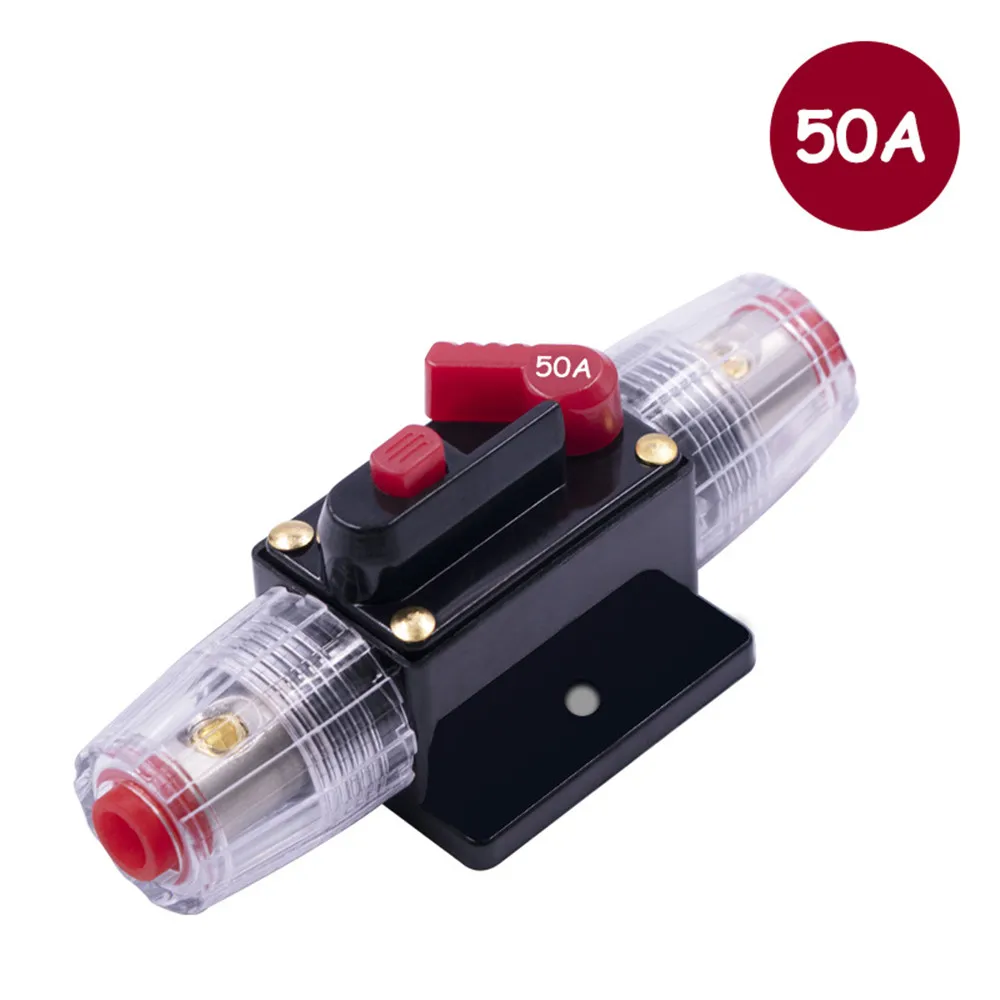 150A 100A 80A 60A 50A 40A 30A 12V/24V/48V DC перезагружаемый автоматический выключатель сбрасываемая страховка солнечный фотоэлектрический разъем