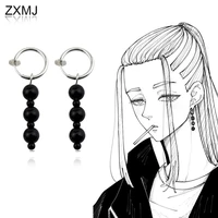 zxmj tokyo avengers earrings anime peripheral pendant jewelry wakasa same earrings fashion cos ear clip wholesale pendants