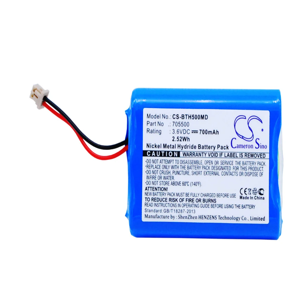 

Medical Battery For BrandTech 705500 Transferpette Multichannel Transferpette Pipettes Ni-MH 3.60V 700mAh / 2.52Wh Blue