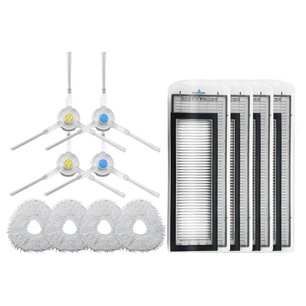 

12 Pcs Replacement Parts for Narwal J1 Robot Vacuum Cleaner Side Brush HEPA Filter Mop Cloth Rags