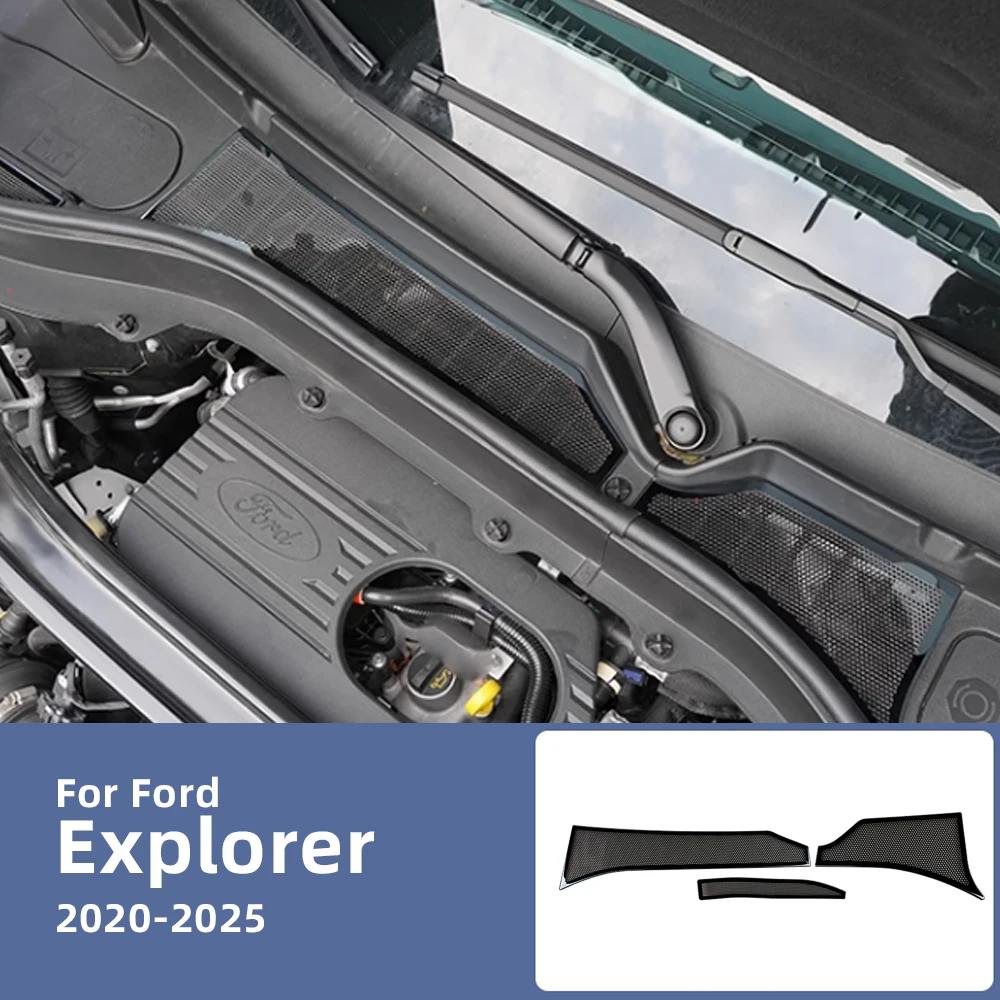 

Для Ford Explorer 2020 2021 2022 2023 2024 2025 автомобильный воздухозаборник двигателя защитная крышка воздуховыпускного отверстия внешняя крышка воздухозаборника двигателя