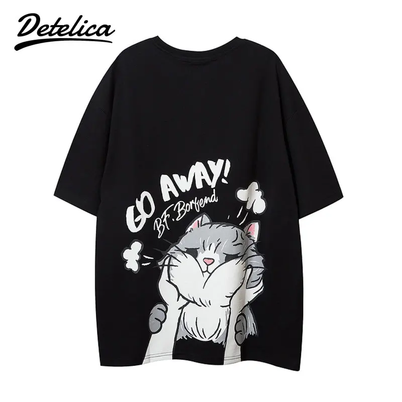 

Футболка в стиле Харадзюку Y2k для мужчин и женщин, стильная тенниска с принтом алфавита и графики, модная майка оверсайз в стиле хип-хоп, уличная одежда, на лето