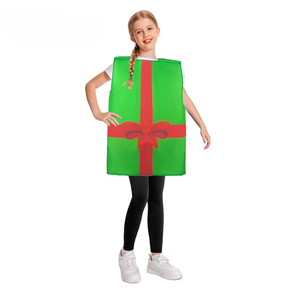 Рождественская подарочная коробка карнавальный костюм нарядный реквизит