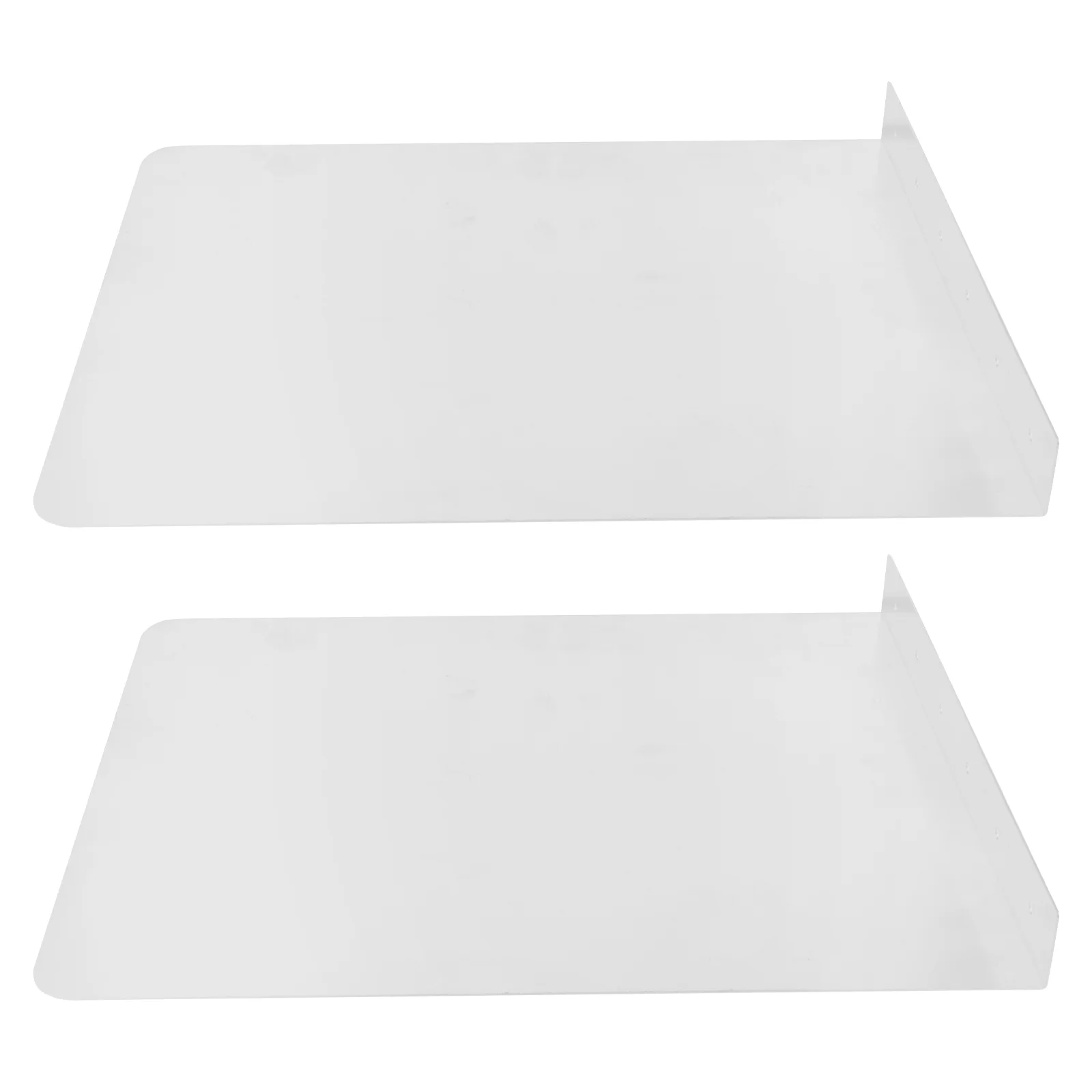 

2 Pcs Water Trough Wall Splatter Guard Stainless Steel Sink Splash Kitchen Side
