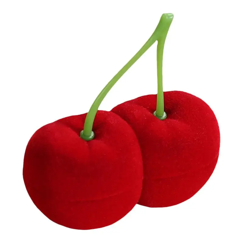 

Lint Cherry Jewelry Box Earrings Ring Box Wedding Ring Box for Earrings Necklace Bracelet Display Gift Box Holder