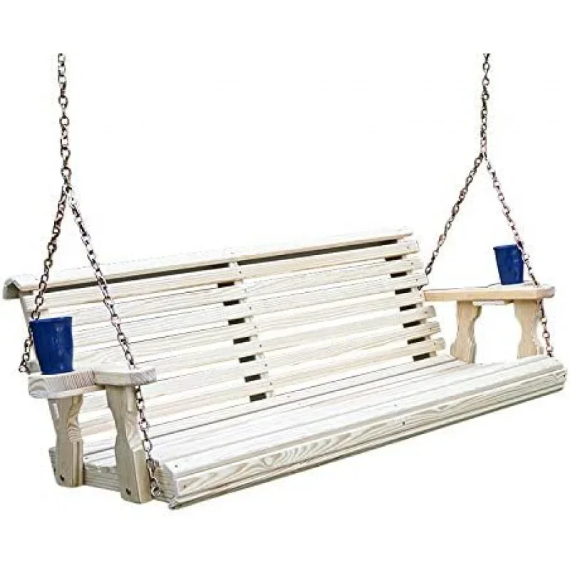 Сверхпрочные 700 фунтов обработанные задние качели для крыльца с фотоэлементами и