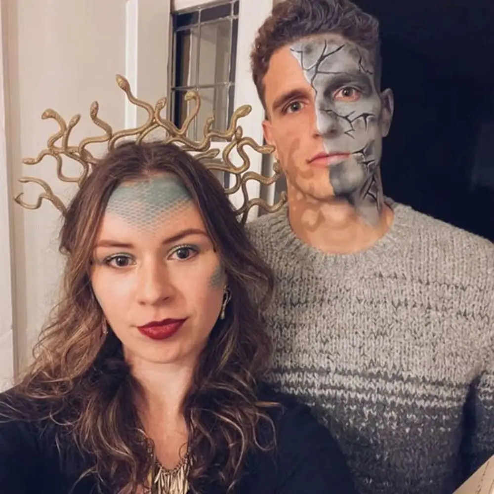 Новая цветная повязка на голову для Хэллоуина греческая мифология выступления