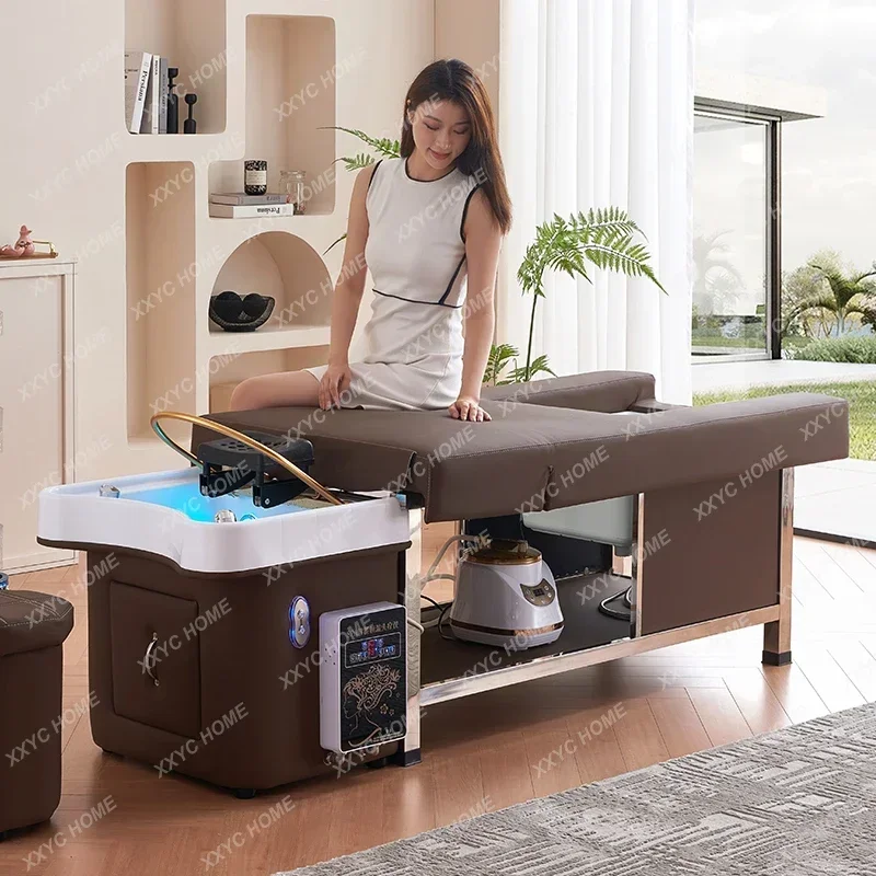 Тайская кровать с шампунем циркуляция воды фумигация для лечения головы