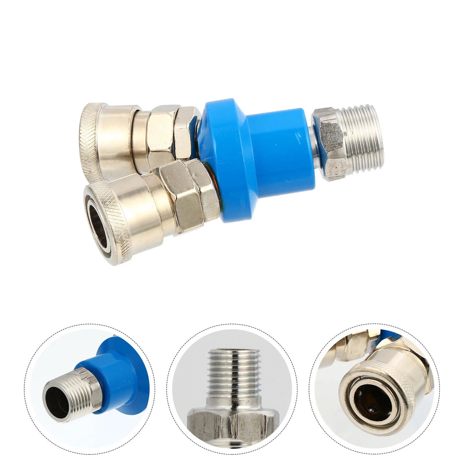 

Pneumatic Air Coupler Fitting Parts Tubing Fittings Compressor Hose Adapter
