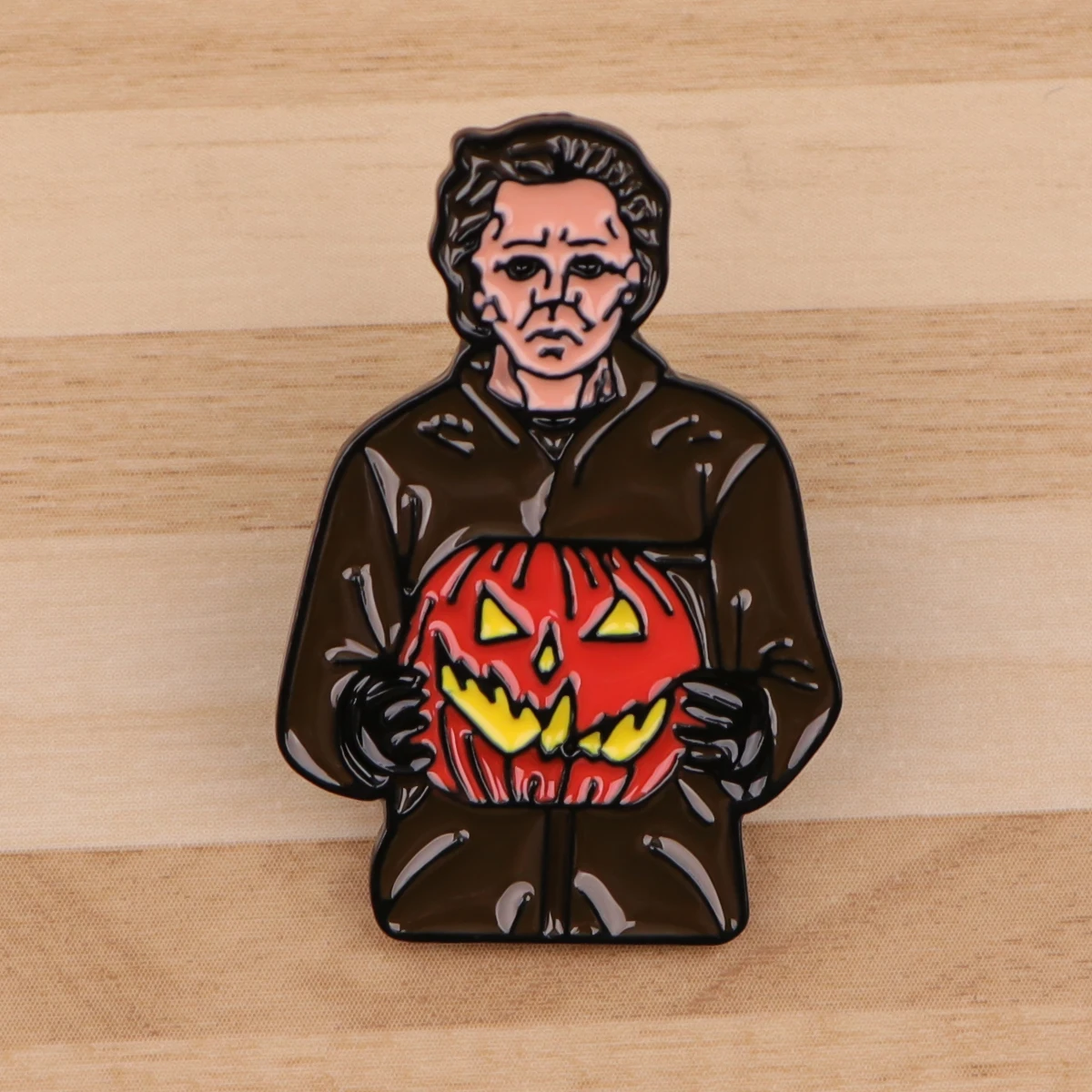 Эмалированные броши в виде фильма клоуна форме ужасов для женщин значки заколки