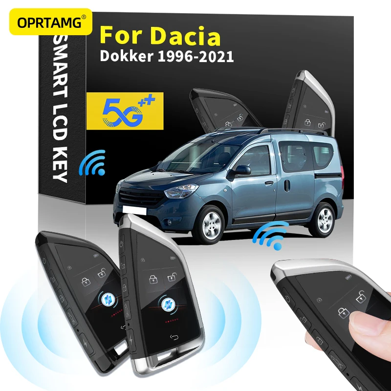 

ЖК-дисплей с Дистанционным Ключом для бесключевого автомобиля Dacia Dokker 2000 2001 2002 2003-2018 2019 2020 2021 2022