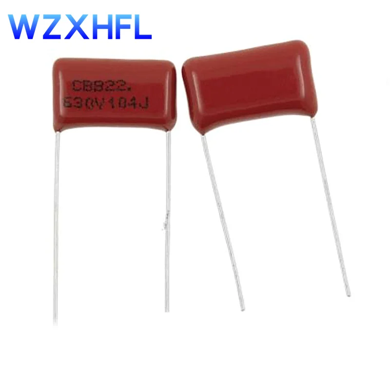 

Полипропиленовый пленочный конденсатор 630V104J шаг 15 мм 0,1 UF 100nf 630V 104 CBB, 10 шт.