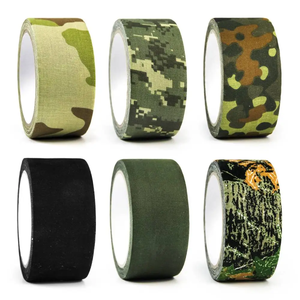 

10M Multi-functional Camo Tape Self-adhesive Camouflage Hunting Paintball Airsoft Rifle Waterproof Non-Slip Stealth Tape