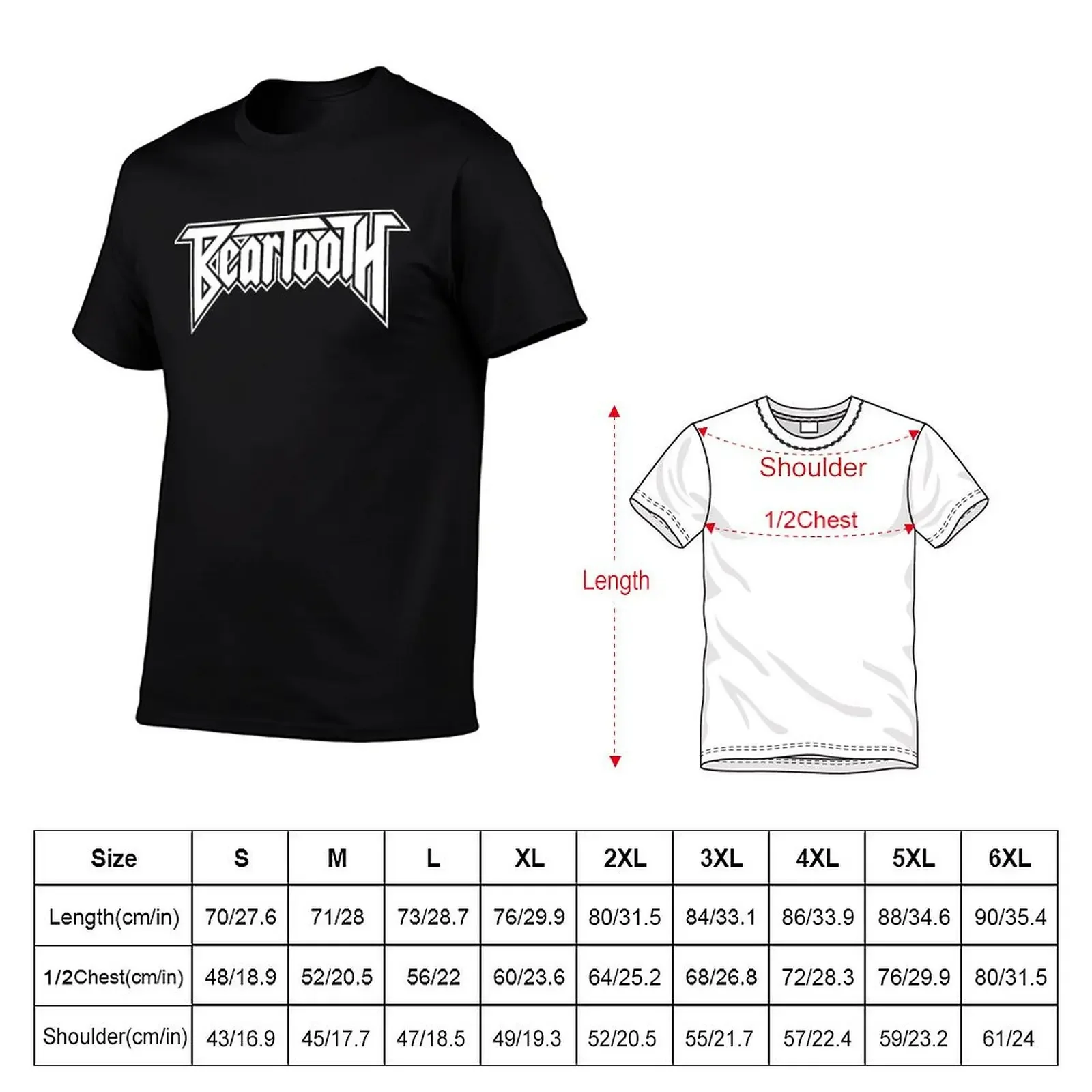 Футболка с логотипом Beartooth Merch блузка футболки большого размера мужская футболка