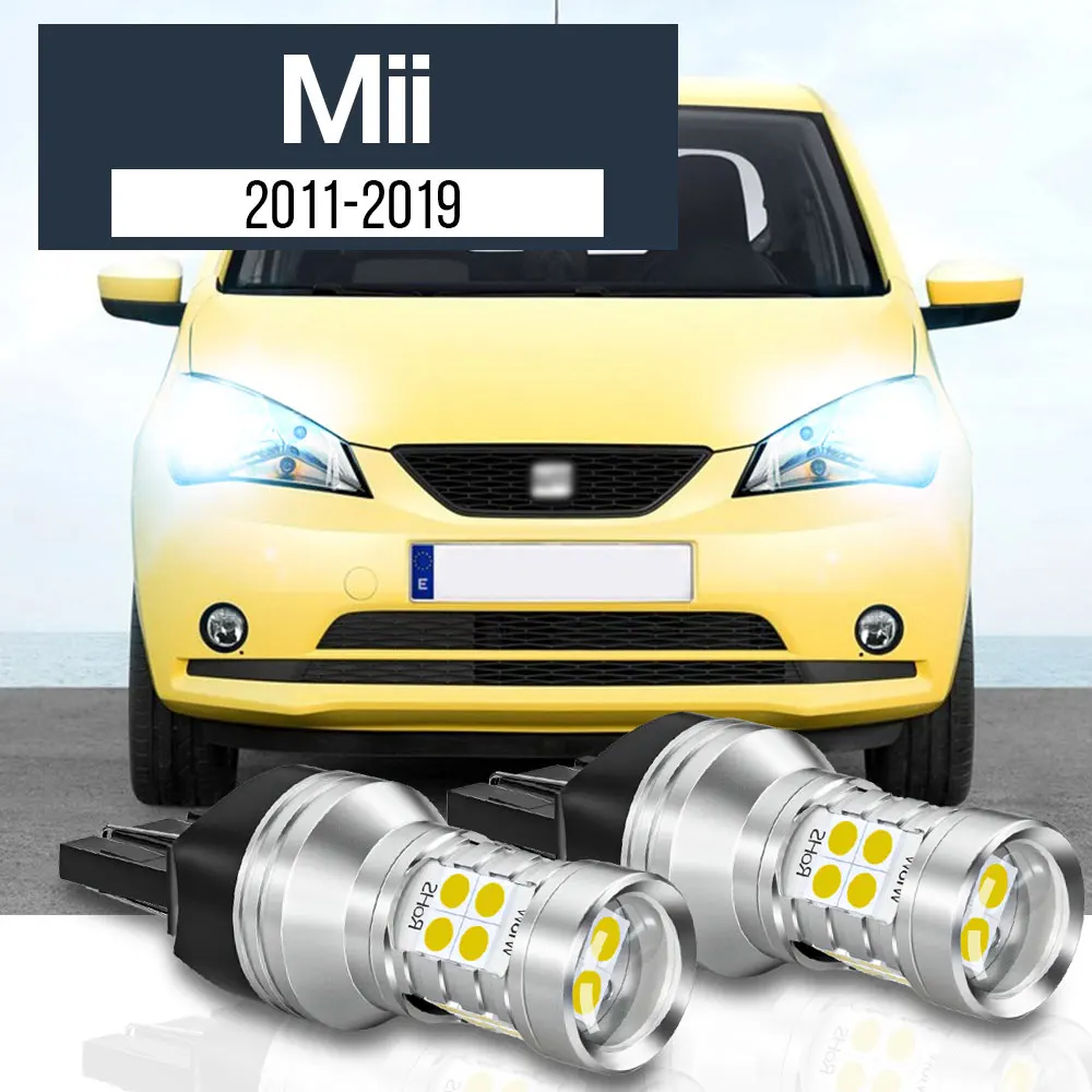 2 шт. светодиодные дневные ходовые огни DRL Blub Canbus аксессуары для Seat Mii 2011-2019 2012 2013 2014
