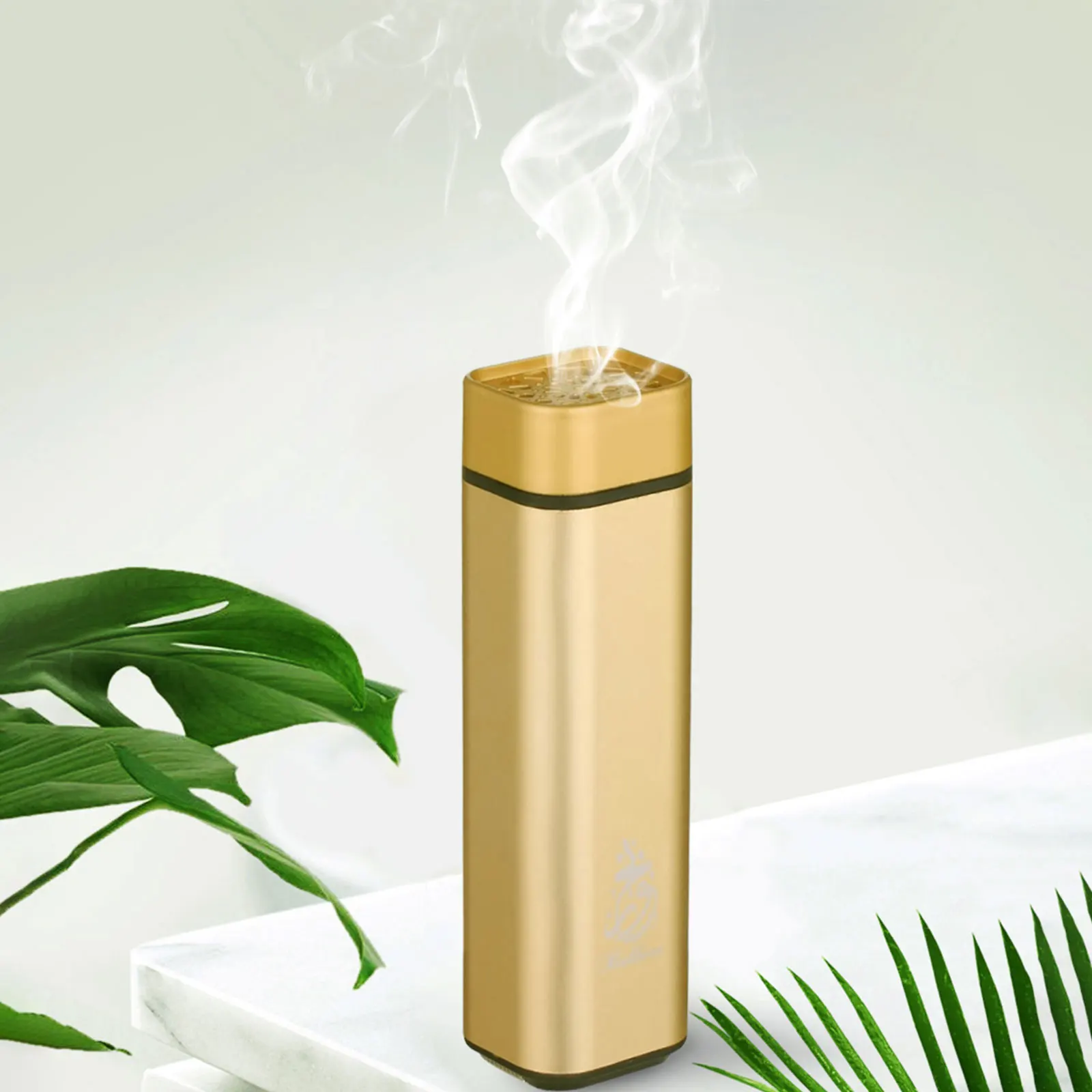 Diffusore di aromi elettrico portatile diffusore di olio essenziale bruciatore di incenso USB ricaricabile porta incenso arabo decorazione musulmana