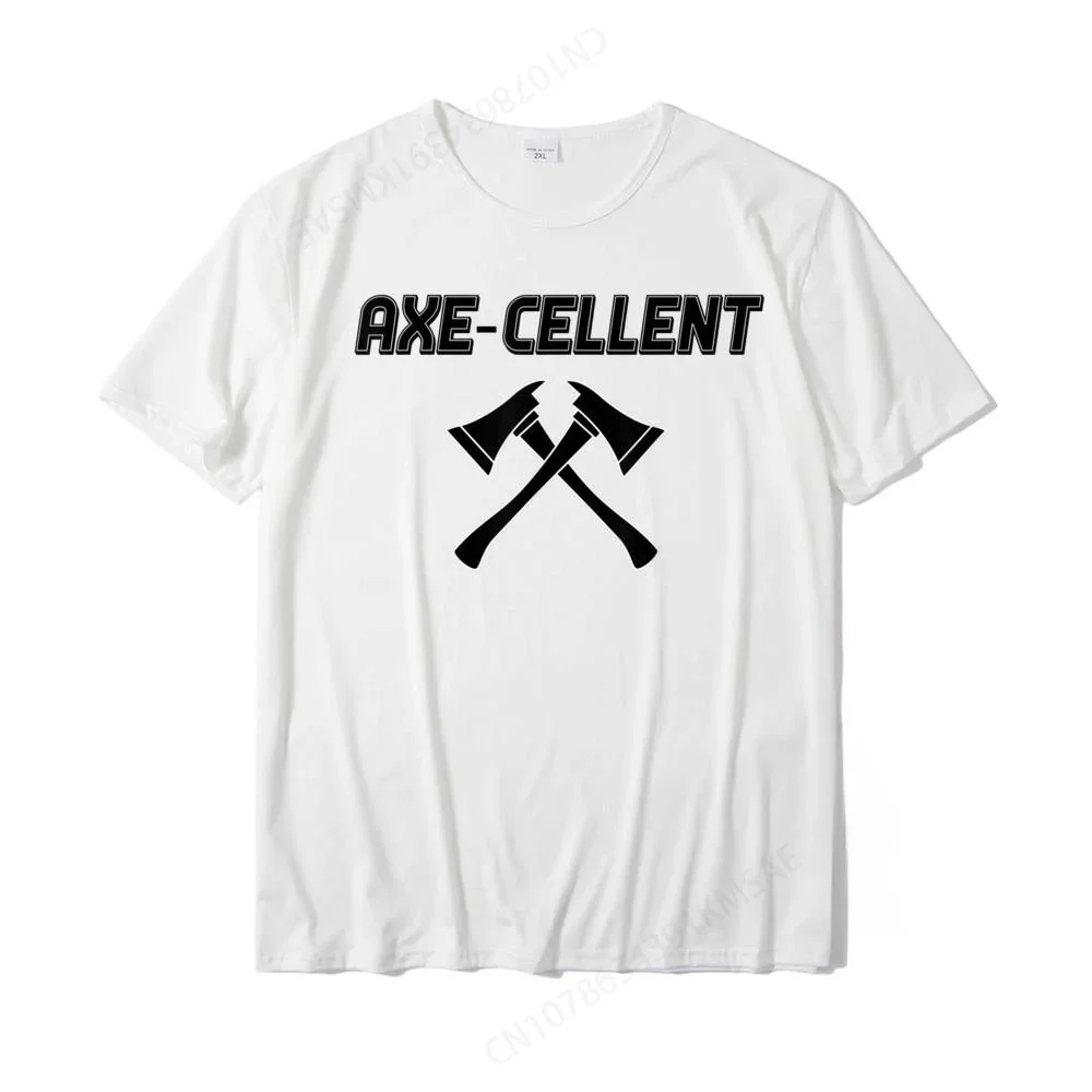 Мужская футболка AXE-Cellent Funny Axe Throwing Lumber Jack забавная хлопковые мужские топы и