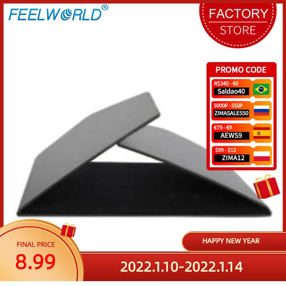 Feelworld Sunshade Sun Hood Portable Light Weight Flexible Installation for F5 MA5 5 inch On Camera DSLR Field Monitor | Электроника