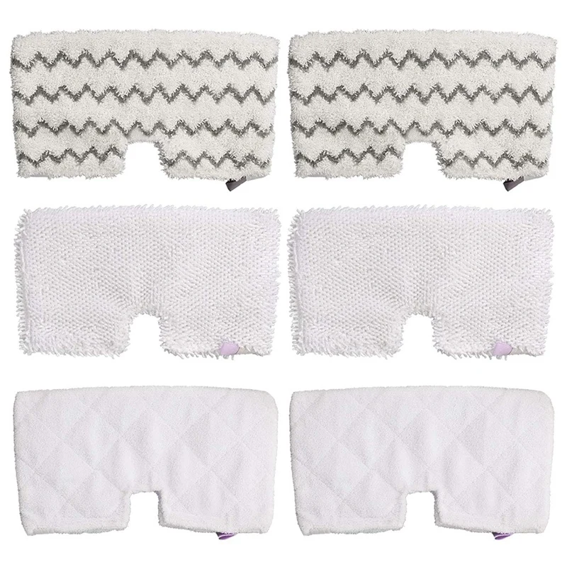 

Washable Steam Mop Replacement Pads For Shark Steam Pocket Mops S3501 S3601 S3550 S3801 S3901 S3901D S3455K SE450 6 Pack
